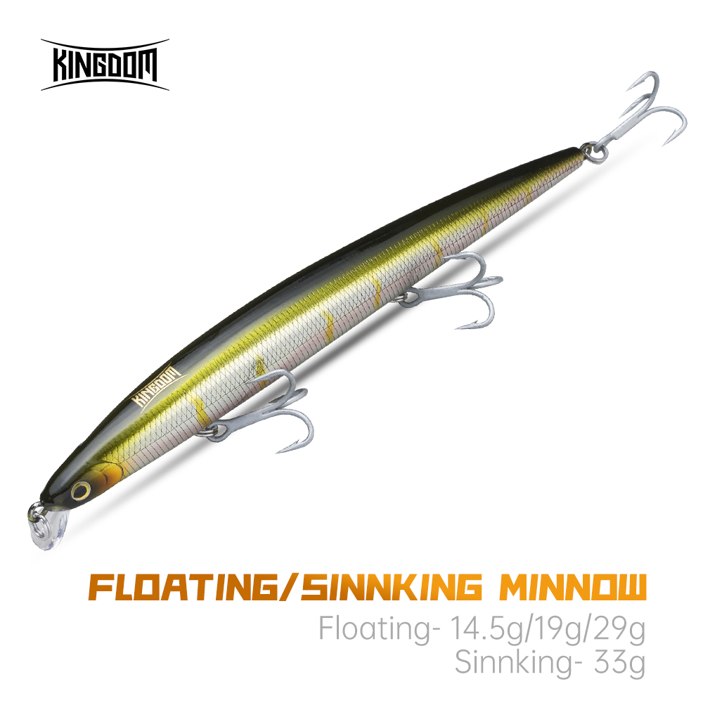 Quality Fishing Equipment - Kingdom Floating Fishing Lures 19g 14.5g