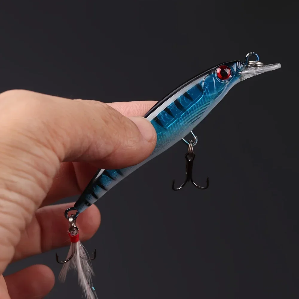 Laser 3D Eyes Bionic Minnow Fi - Fishing Hook ulasan dan harga