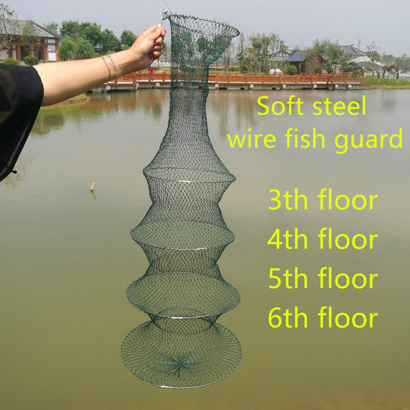 Fishing Net 3/4/5/6 Layers Fol - Landing Net Telescopic ulasan dan harga