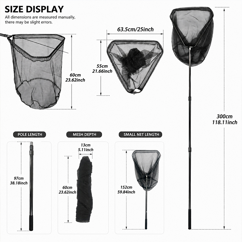 300cm Telescopic Fishing Landi - Landing Net Telescopic ulasan dan harga