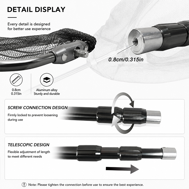 300cm Telescopic Fishing Landi - Landing Net Telescopic ulasan dan harga
