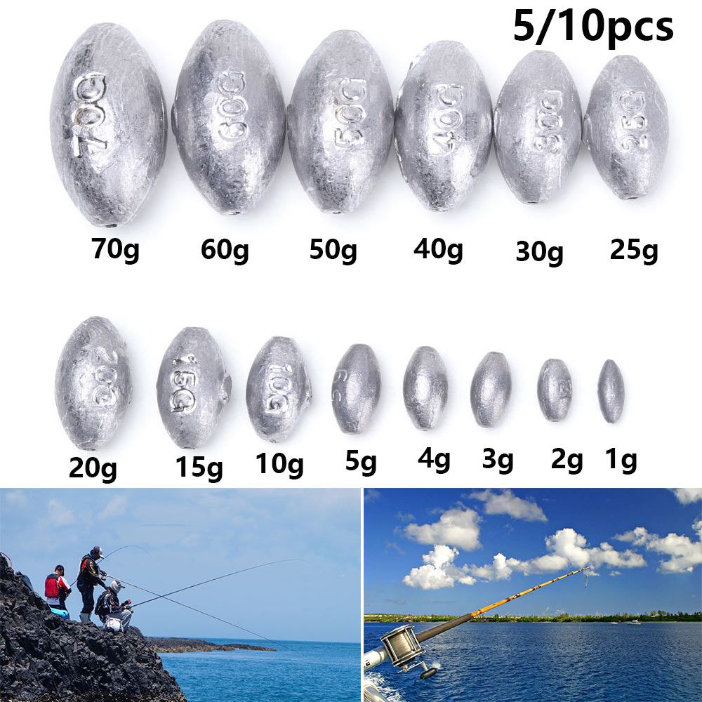 5/10Pcs High Quality Line Sink - Quality Fishing Equipment ulasan dan harga