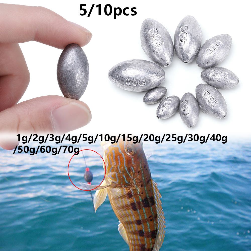 5/10Pcs High Quality Line Sink - Quality Fishing Equipment ulasan dan harga
