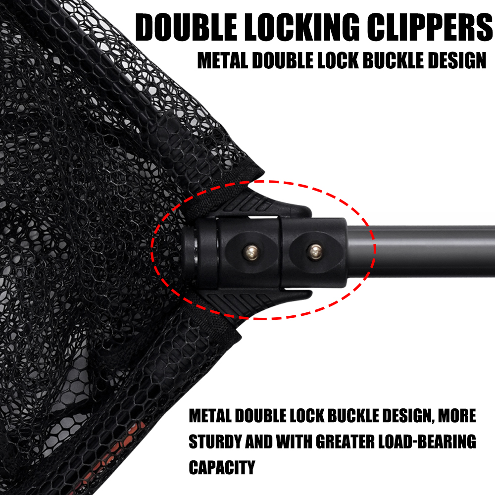 Large Size Aluminum Alloy Fish - Landing Net Telescopic ulasan dan harga