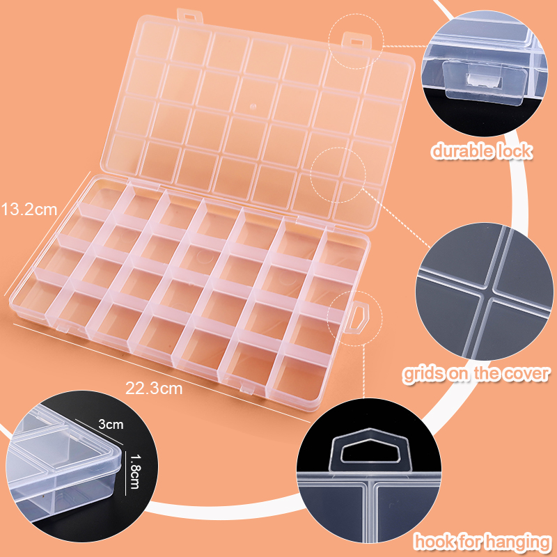 Plastic Clear Organizer Box Be - Fishing Equipment Storage ulasan dan harga