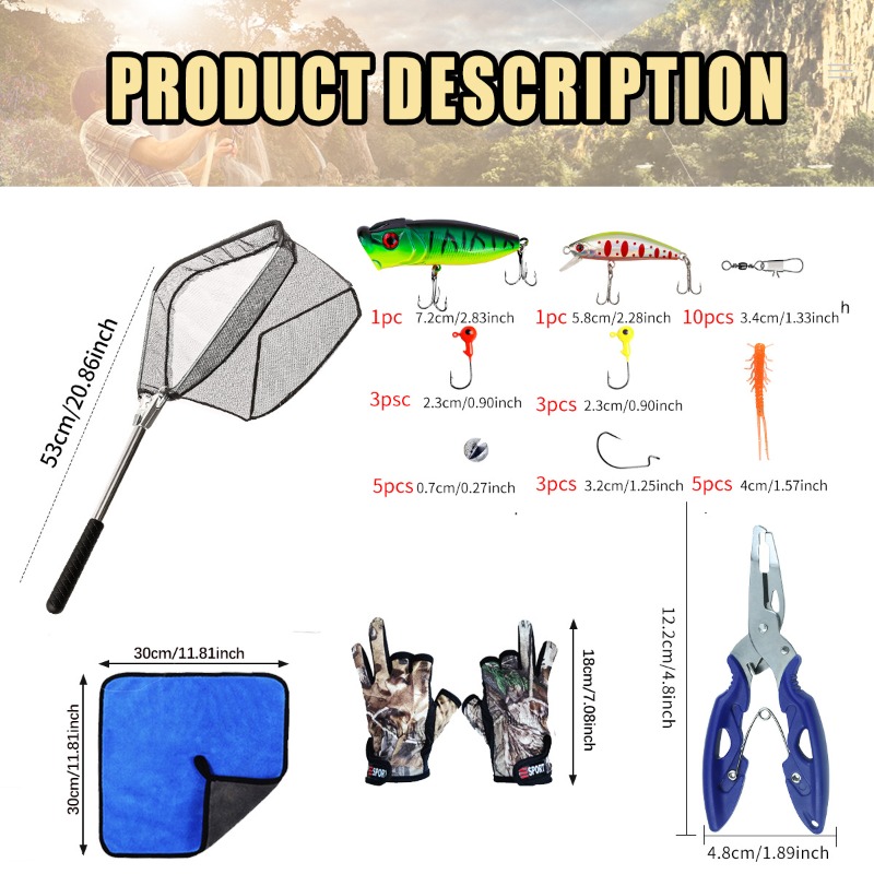 Carbon Fiber Telescopic Fishin - Landing Net Telescopic ulasan dan harga