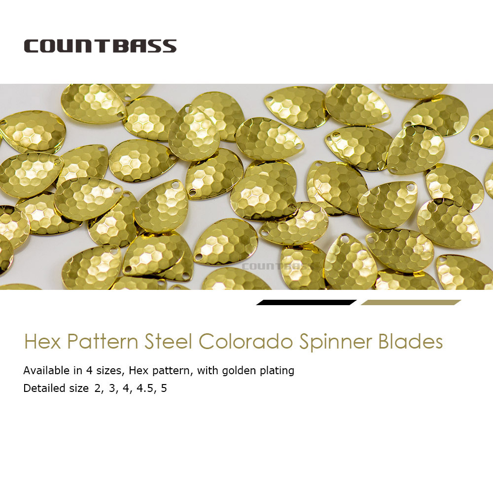 Countbass 50pcs Size 2-5 Gold  - Quality Fishing Equipment ulasan dan harga