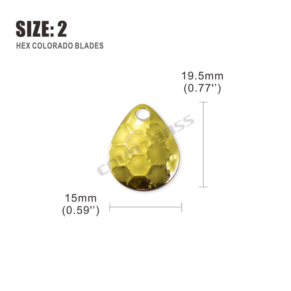 Countbass 50pcs Size 2-5 Gold  - Quality Fishing Equipment ulasan dan harga