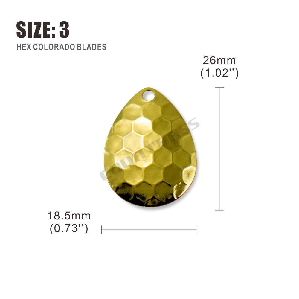 Countbass 50pcs Size 2-5 Gold  - Quality Fishing Equipment ulasan dan harga