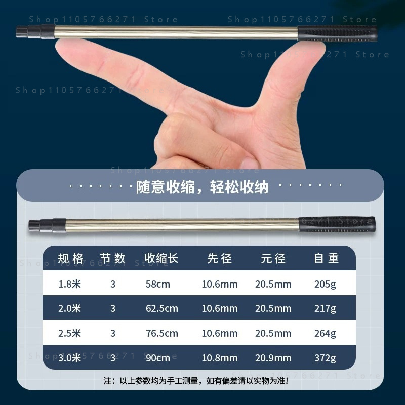 Telescopic Aluminum Fishing La - Landing Net Telescopic ulasan dan harga
