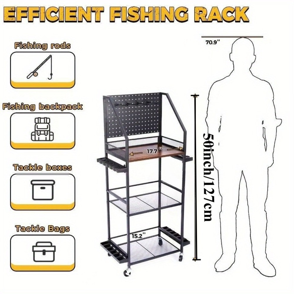 Fishing Rod Holders for Garage - Fishing Equipment Storage ulasan dan harga