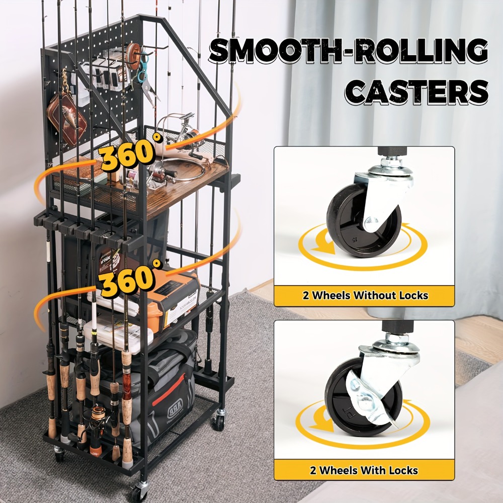 Fishing Rod Holders for Garage - Fishing Equipment Storage ulasan dan harga